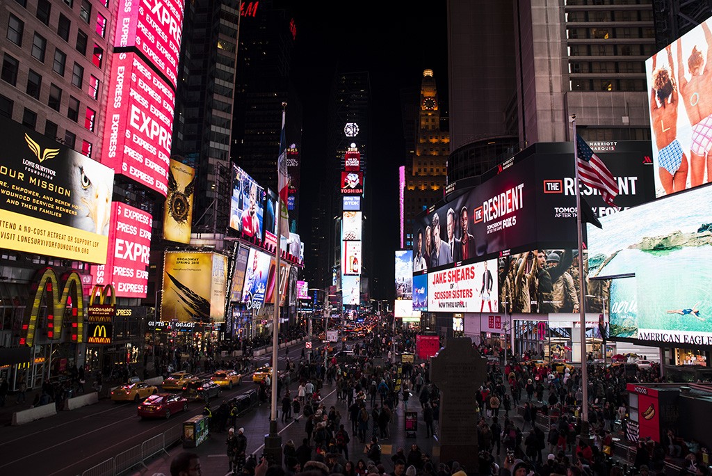 Que faire a New-york cet hiver ? - Time Square